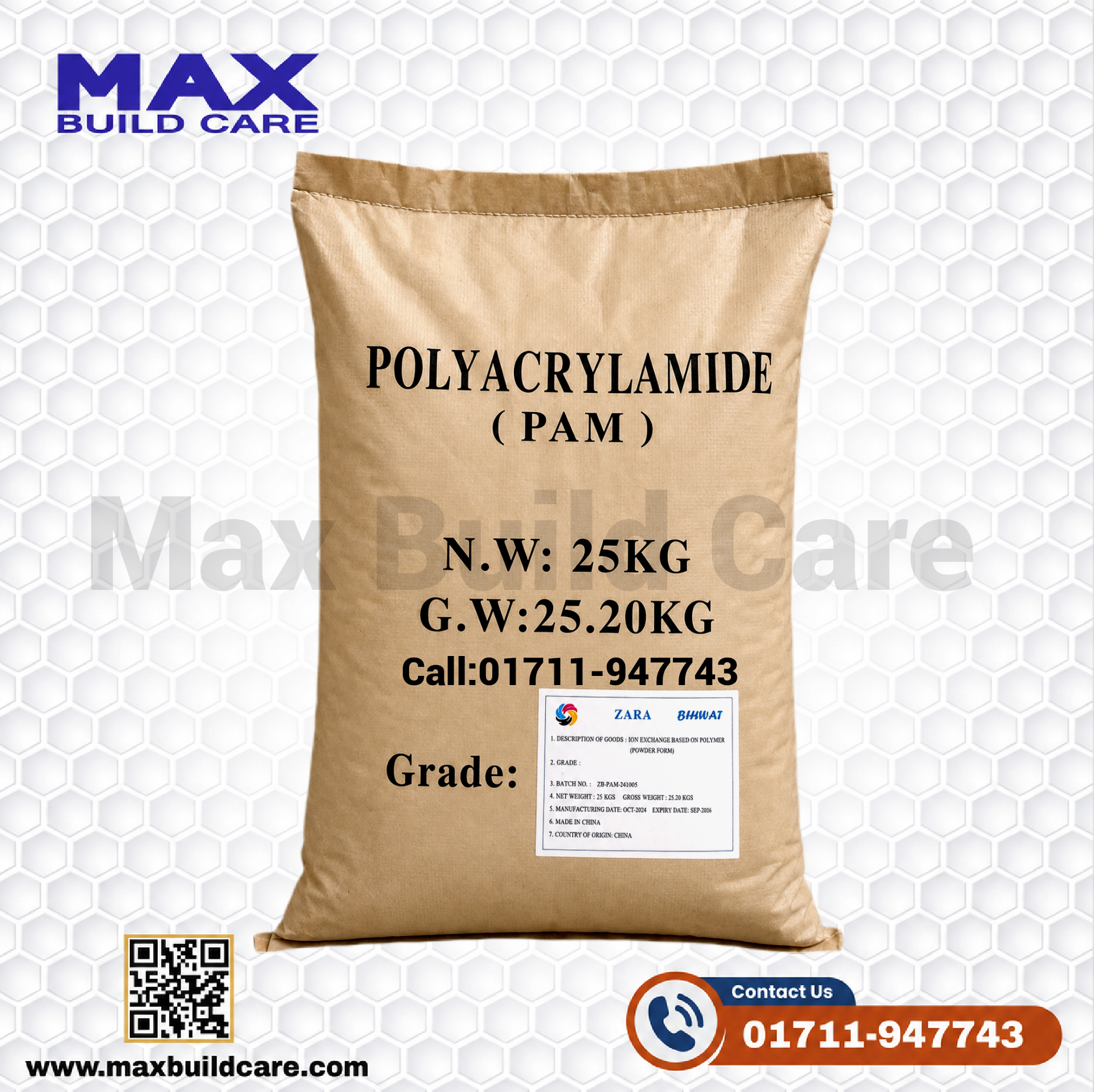 Polyacrylamide (PAM) Price in Bangladesh